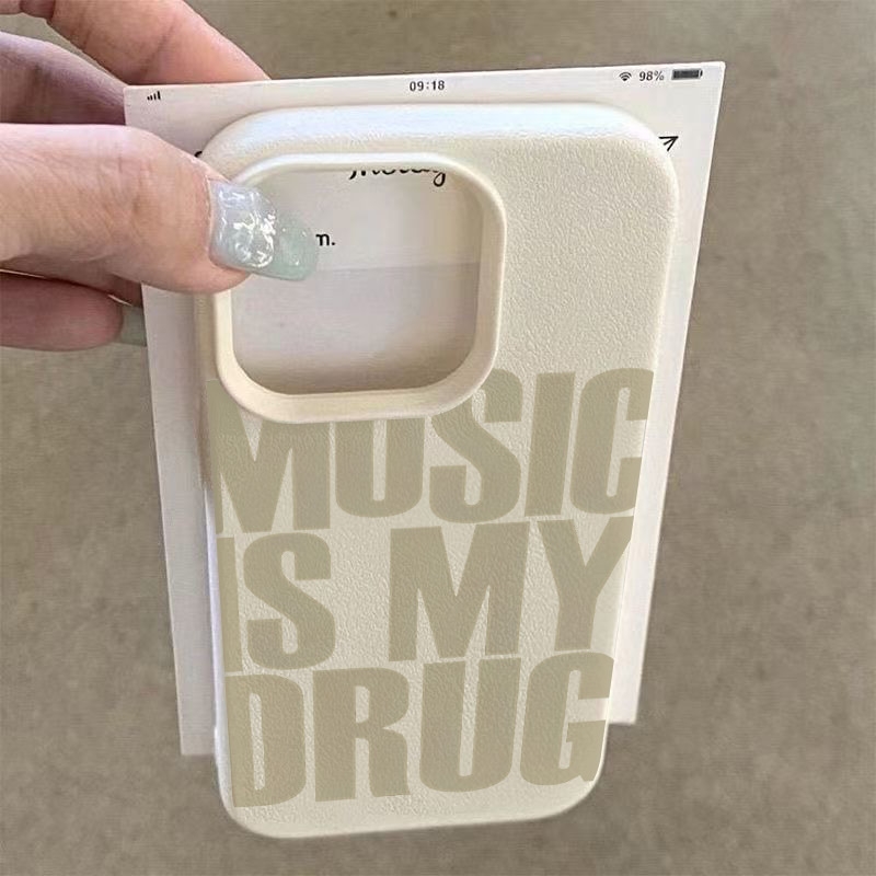 MUSIC IS MY DRUG Pattern Phone - огляд і ціна Samsung Galaxy A55