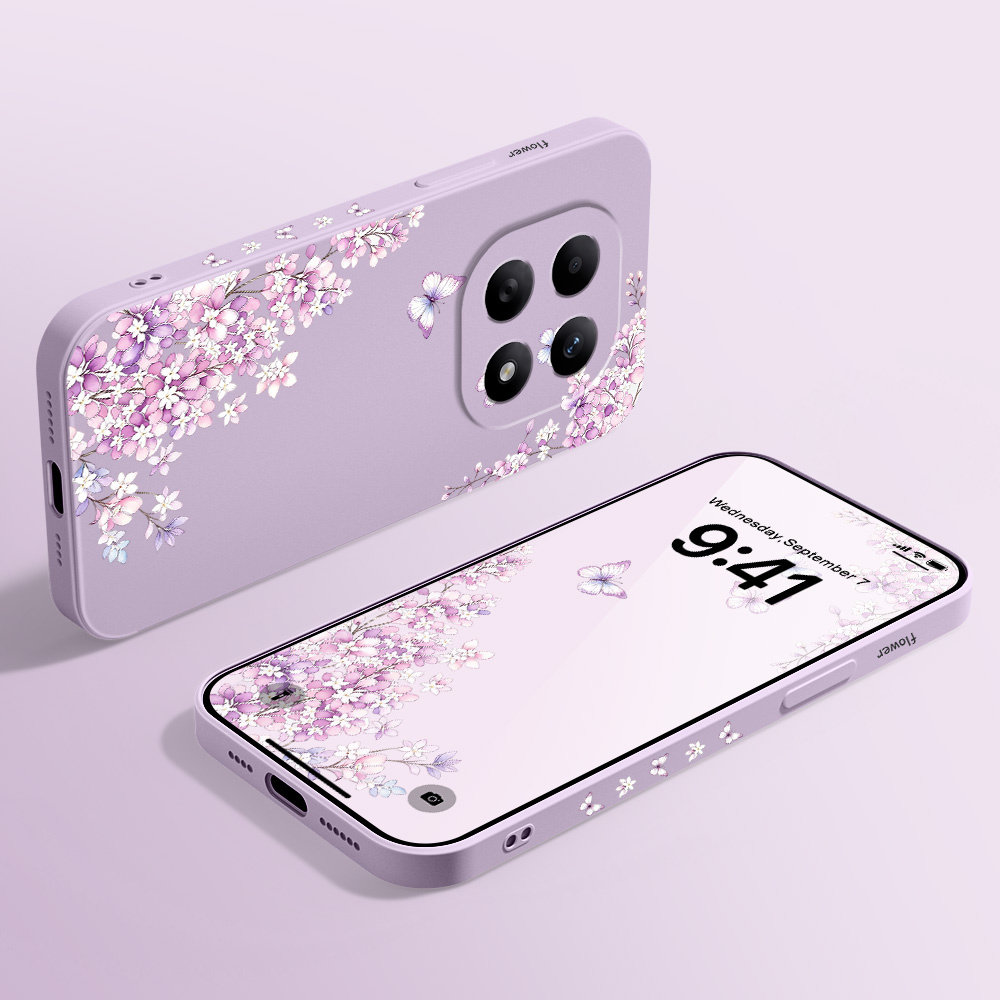 Violet Floral Phone Case For X - огляд і ціна Xiaomi Redmi Note 14
