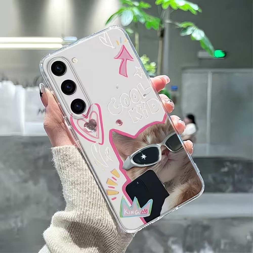 Puppy Pattern Clear TPU Phone  - огляд і ціна Samsung Galaxy A55