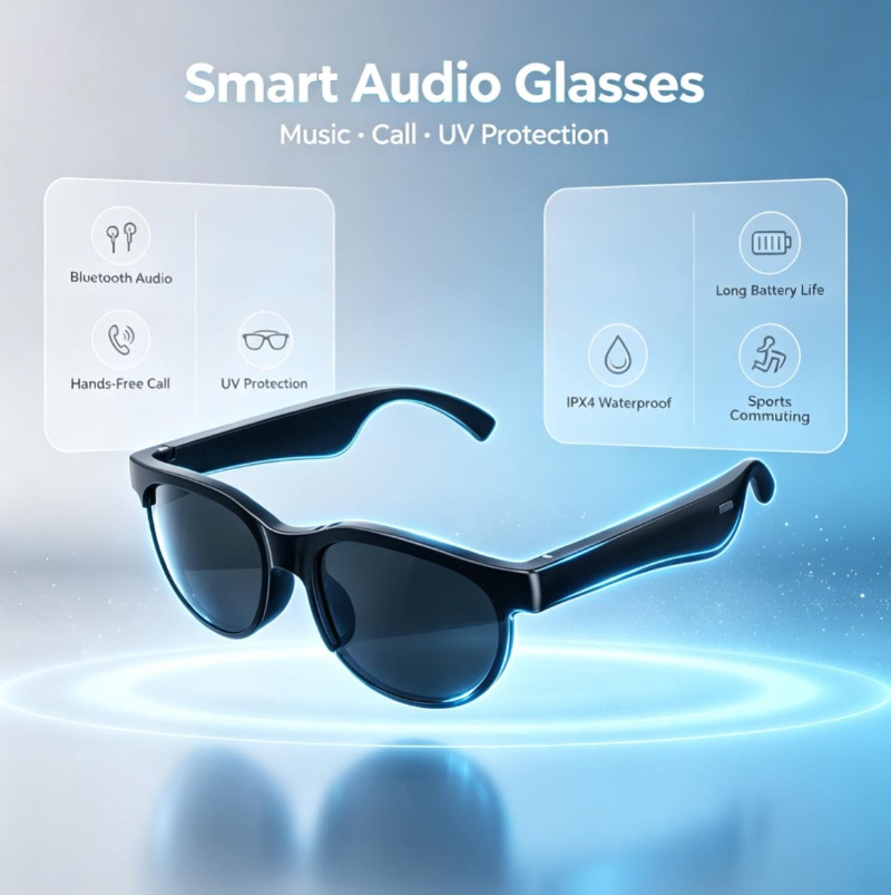 Smart Audio Sunglasses Bluetoo - огляд і ціна Smart Glasses Lens
