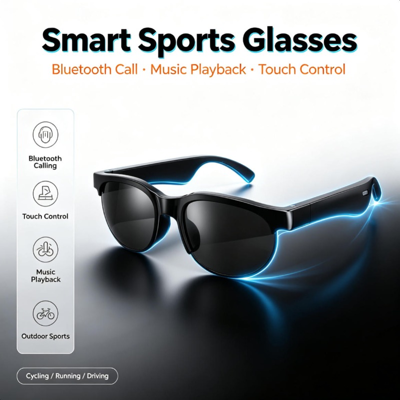Smart Audio Sunglasses Bluetoo - огляд і ціна Smart Glasses Lens