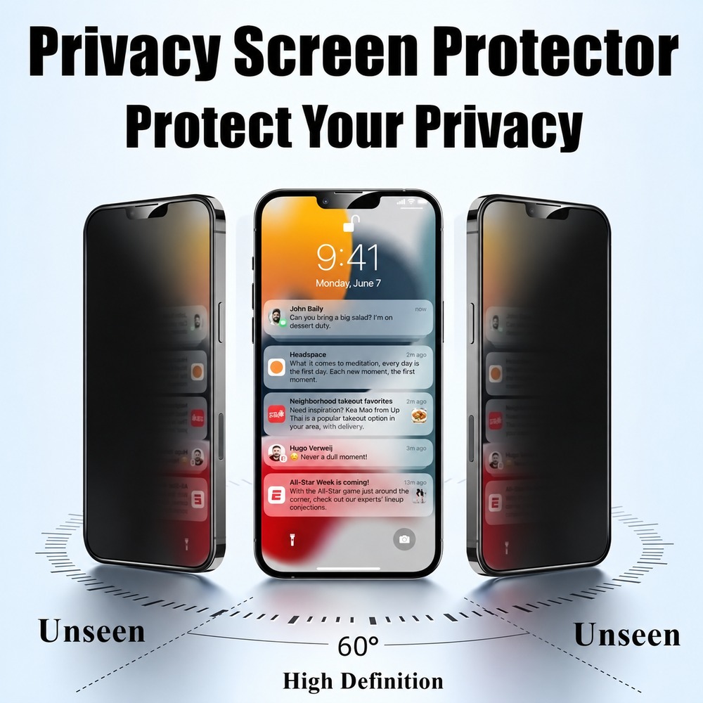 4PCS Privacy Tempered Glass Fo - огляд і ціна Realme C67