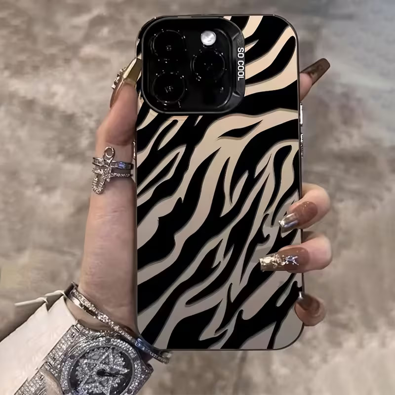 Zebra Pattern Black Advanced I - огляд і ціна Apple Iphone 15 Pro Max
