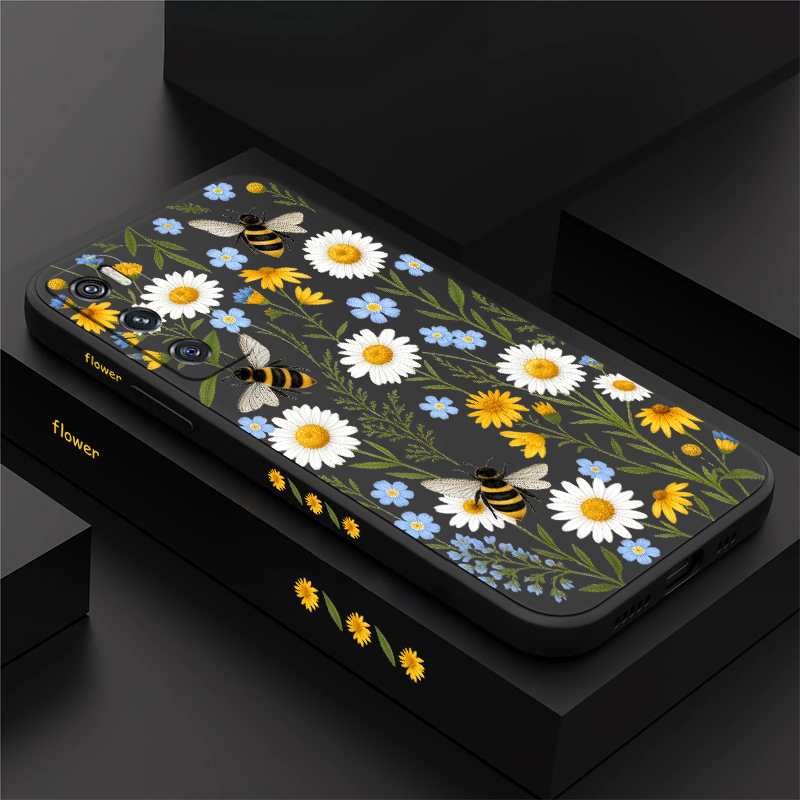 Cute Bee Floral Pattern Case F - огляд і ціна Vivo V40