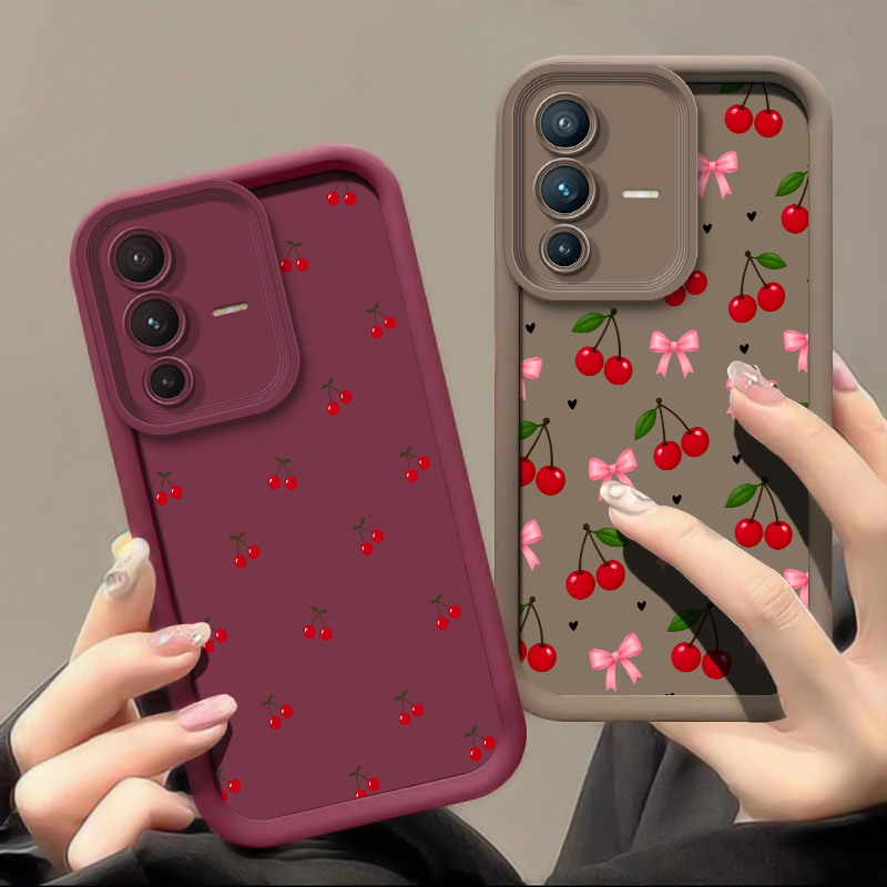 Bow Cherry Pattern Phone Case  - огляд і ціна Vivo V40