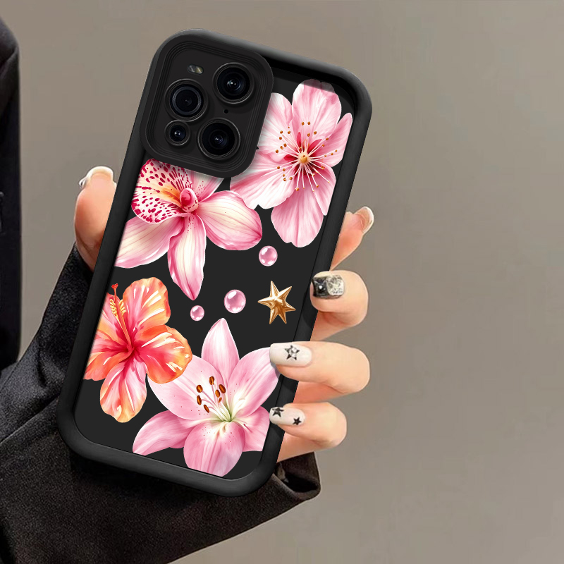 Pink Lily Flower Pattern Phone - огляд і ціна Oppo Find X8